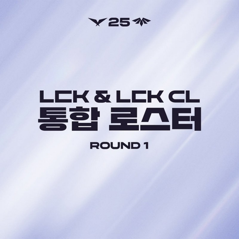 LCK公布常规赛1-2轮各队大名单：基本维持LCK CUP阵容